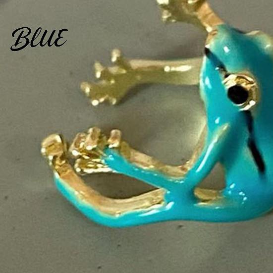 Animal Design Ring 1/3Pcs Frog-Shaped Set Alloy Electroplated Finger Frog