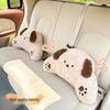 Plush Cartoon Car Neck and Lumbar Support Cushion