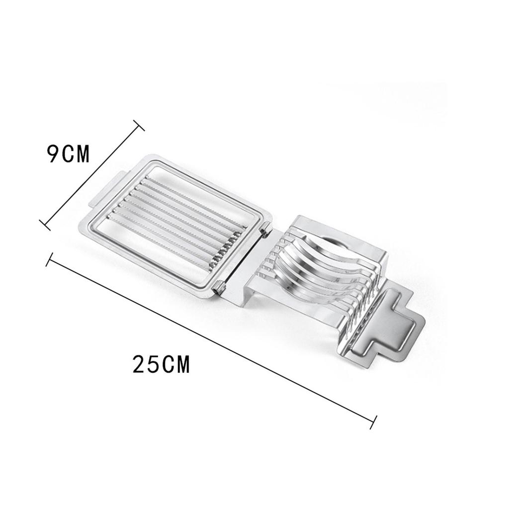 Multipurpose Mini Egg Slicer Cutter - Hard Boiled Eggs Ham Mushroom Strawberry Soft Fruit Manual Cutting Kitchen Gadget Tool