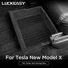 For Tesla Model X Under Seat Storage Box Car Interior Accessories Drawer Type Storage Organizer Lower Box Case 2023-2025