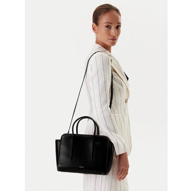 Сумка Calvin Klein Calvin Klein Carryall Mini Leather Tote Bag LV04F3034G чёрный