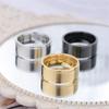 Neutral Couple Titanium Steel Frosted Ring