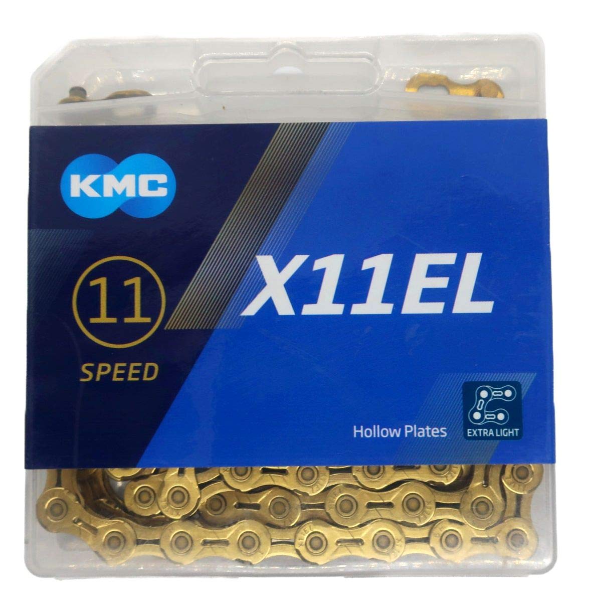 

KMC X11EL Chain 11 118Links Speed/11S/11 Speed/11speed (Gold) [Used] золотой
