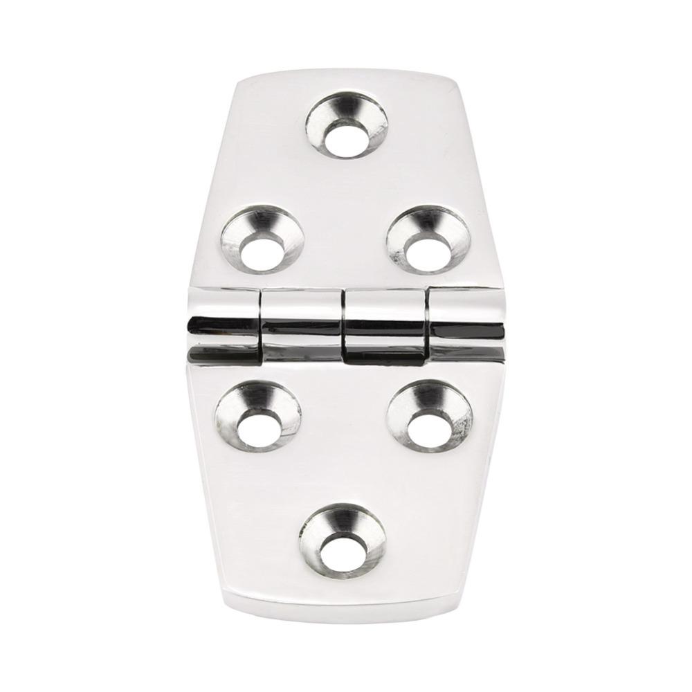 76 * 38mm/102*38mm Marine Boat Cabin Door 316 Stainless Steel Flush Door Hinge  Marine Lids