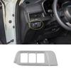 Silver Matte ABS Headlight Switch Control Frame Trim For Honda CRV CR-V 2023-24