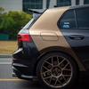For VW Golf 8 MK8 8.5 GTI GTD R TSI TDI 2019 To 2026 Oettinger Style Car Rear Roof Spoiler Wing Glossy Black Carbon Fiber Look