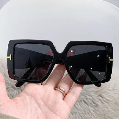 Vintage Grote Vierkante Zonnebril Voor Dames Heren Rechthoek Zonnebril Dames Ovaal Brillen Oculos De Sol voor Heren Dames Brillen