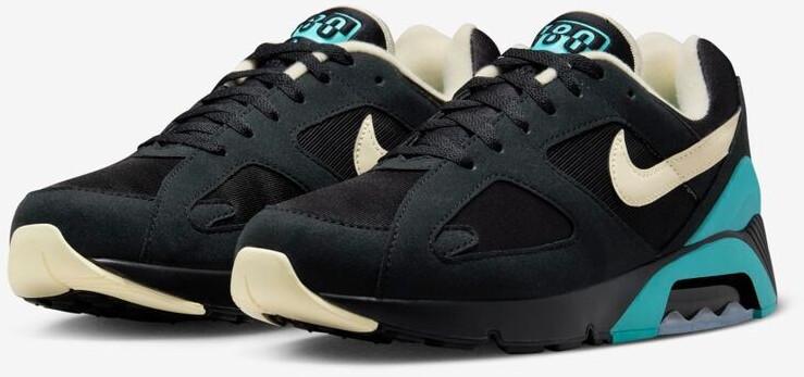 Кроссовки Nike Air Max 180 Low Top Shoes (FJ9259) черный/алебастровый/пыльный кактус