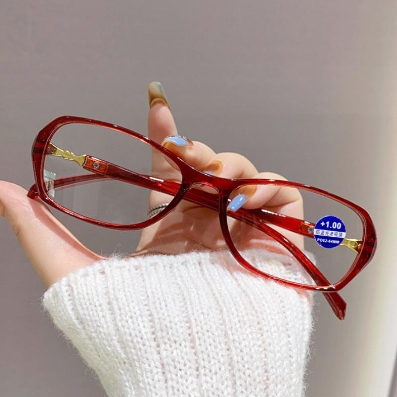 Unisex Fashion New Blue Light Blocking Presbyopia Glasses Ladies Classic Full Frame Hd Clear Lens Reading Glasses +1.0 To +4.0
