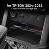 Car Central Control Storage Box For Mitsubishi L200/Triton 24-25 Vehicle Mounted Partitioned Multifunctional Storage Box