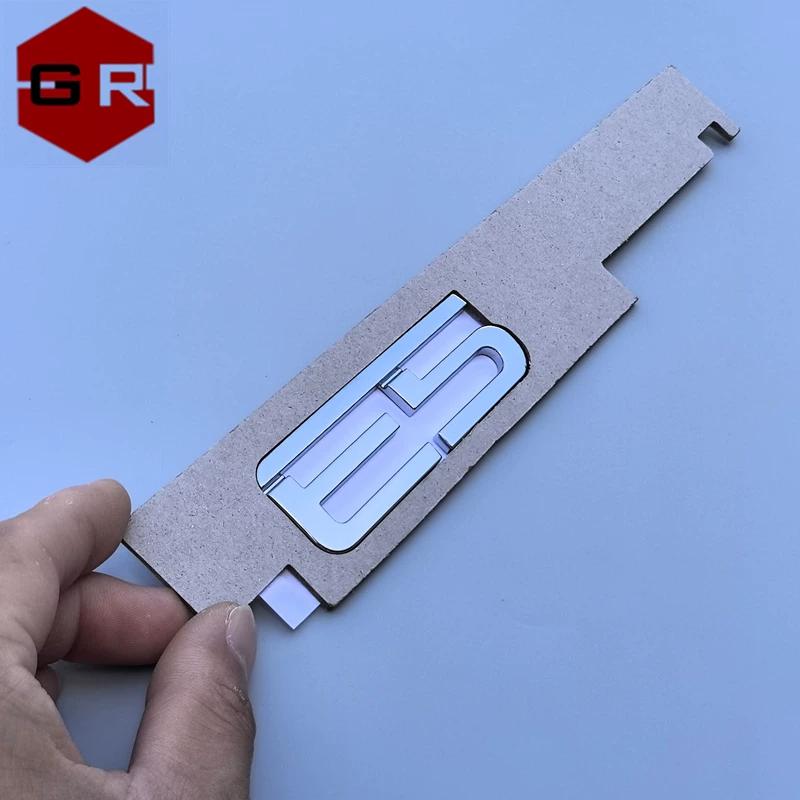 Rear E5 Letter Emblem Badge Silver Color Car Trunk Logo for Chery