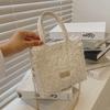 Bag New Versatile DIY Handwoven Bag Material Bag Fashion Wool Grid One Shoulder Crossbody Women's Bag