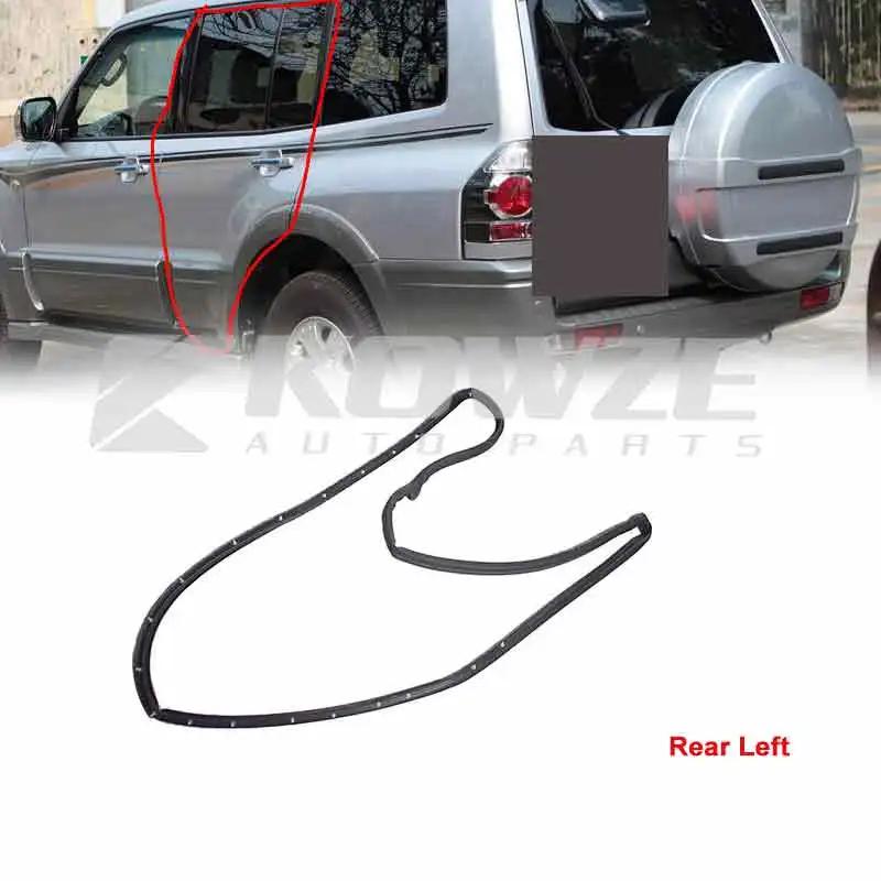 Door Panel Weatherstrip Opening Rubber OTR Sealing for Mitsubishi Pajero Montero Long Wagon Shogun V7# V9# 2000-2006 2008 2011