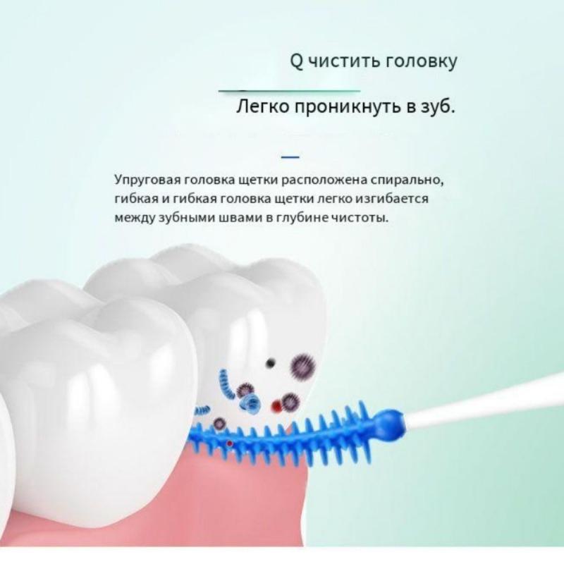 150 Interdental Cleaning Brushes, Interdental Brushes for Adults and Children Soft Toothpick