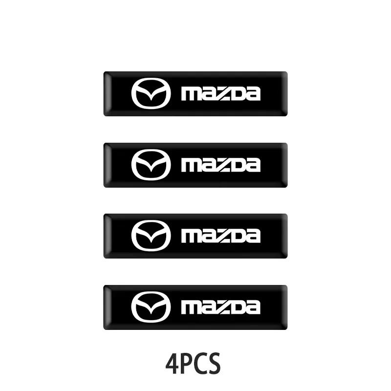 

2025 Hot 4/10PCS 3D Epoxy Car Sticker Flags Emblem Decal Decorating For Mazda 3 Alexa CX30 CX-4 CX5 CX-5 CX8 Accessories