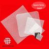 DIY Round Corner Plastic Mesh Sheet for Bag Accessories (2.5mm/4mm Holes)