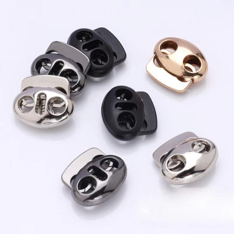 10 τεμ. Μεταλλικά Στοπ Κορδονιού Διάμετρος Οπής 4,5 χιλ. Χρήσιμα Μεταλλικά Στοπ Κορδονιού Αξεσουάρ Ρούχων DIY