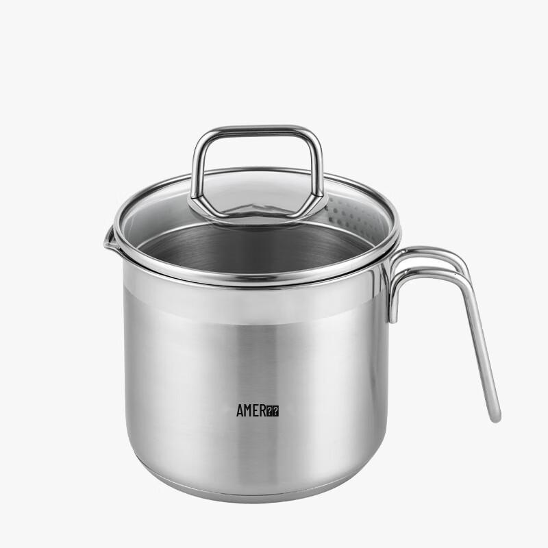 Premium 304 Stainless Steel Milk and Soup Pot