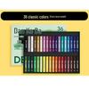 Dan Ke Lin Third Gen Super Soft 36-Color Oil Pastel Set - Advanced Gray White Oil-Based Crayons