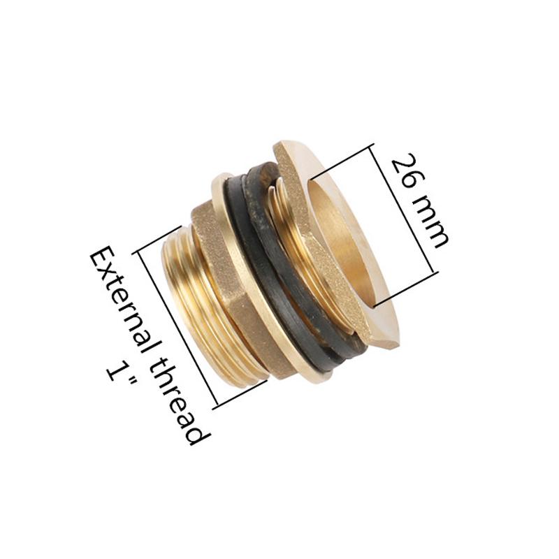 

1/2 3/4 1 Male Thread Brass Thread Connector Garden Irrigation Water Tank Water Faucet Water Supply Connection Adapter