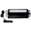 12V Car Strobe Light Flasher Vehicle Windshield Day Running Flashing 8LED Warning Signal Lamp Red Blue Police Emergency Lights