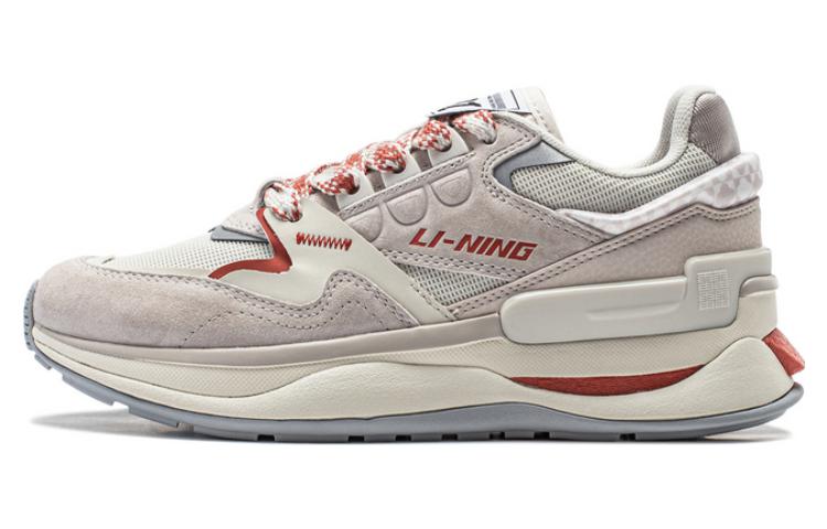 Li Ning 001 Original Aspiration V2 CNY Нескользящие Износостойкие Повседневные Кроссовки Женские Серые AGCU062-1 36