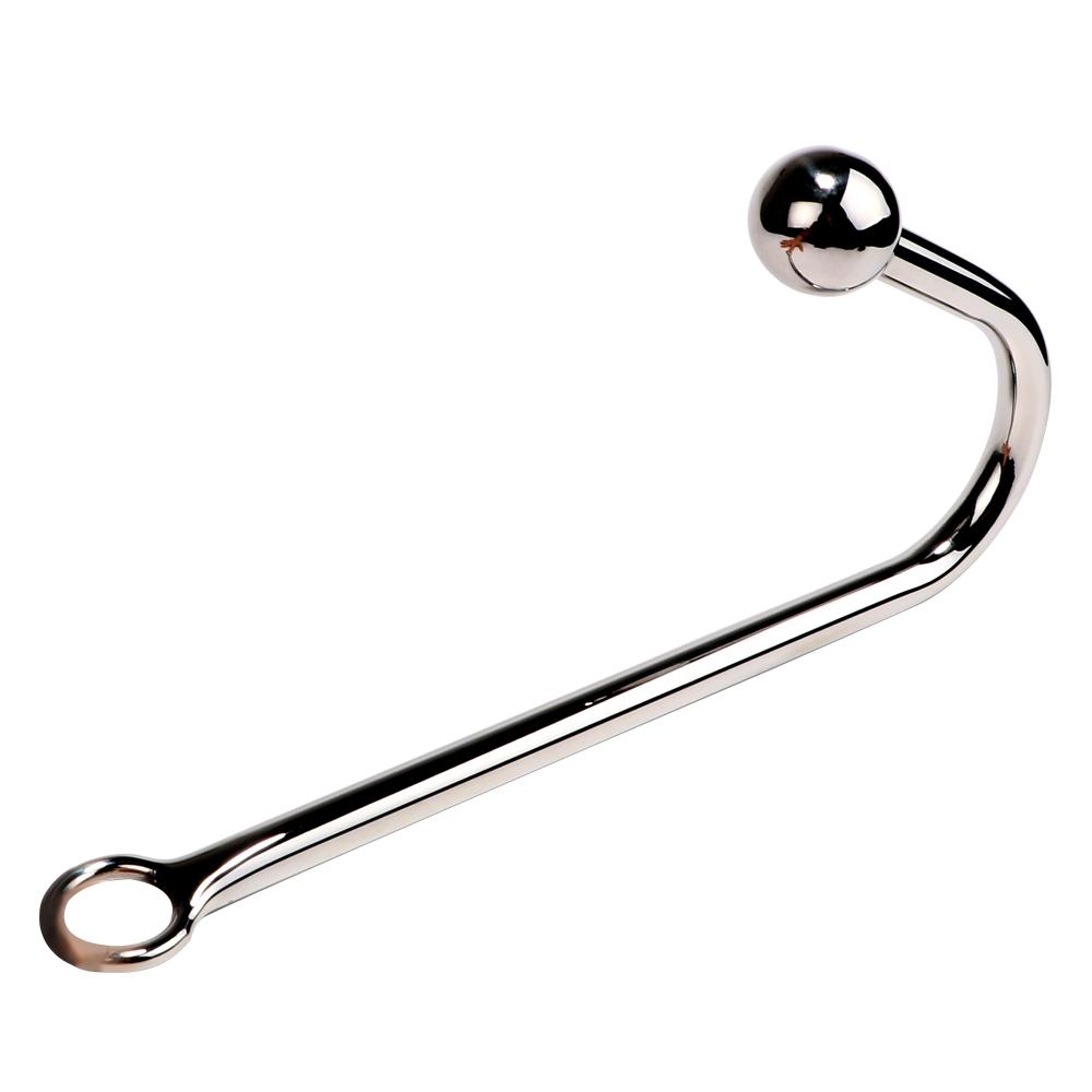 Sexy Hook Stainless Steel 30mm Anal Beads Butt Plug For Women Vaginal Anus Dilator Men Prostate Massager Sex Toys Adult 18 Games