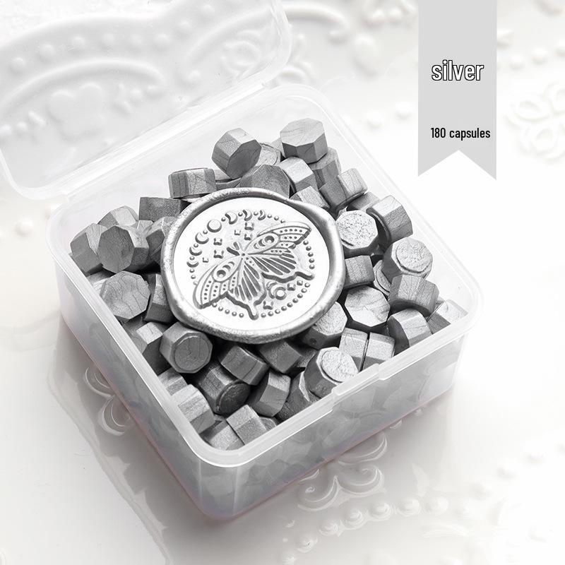 Metallic Wax Granules for Sealing Stamps: Ideal for Invitations, Envelopes & Letters.