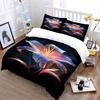 Colorful glowing lily flower. Bedding sets Duvet cover sets Duvet covers Pillowcases(1*Duvet Cover 2*Pillowcases without duvet insert)