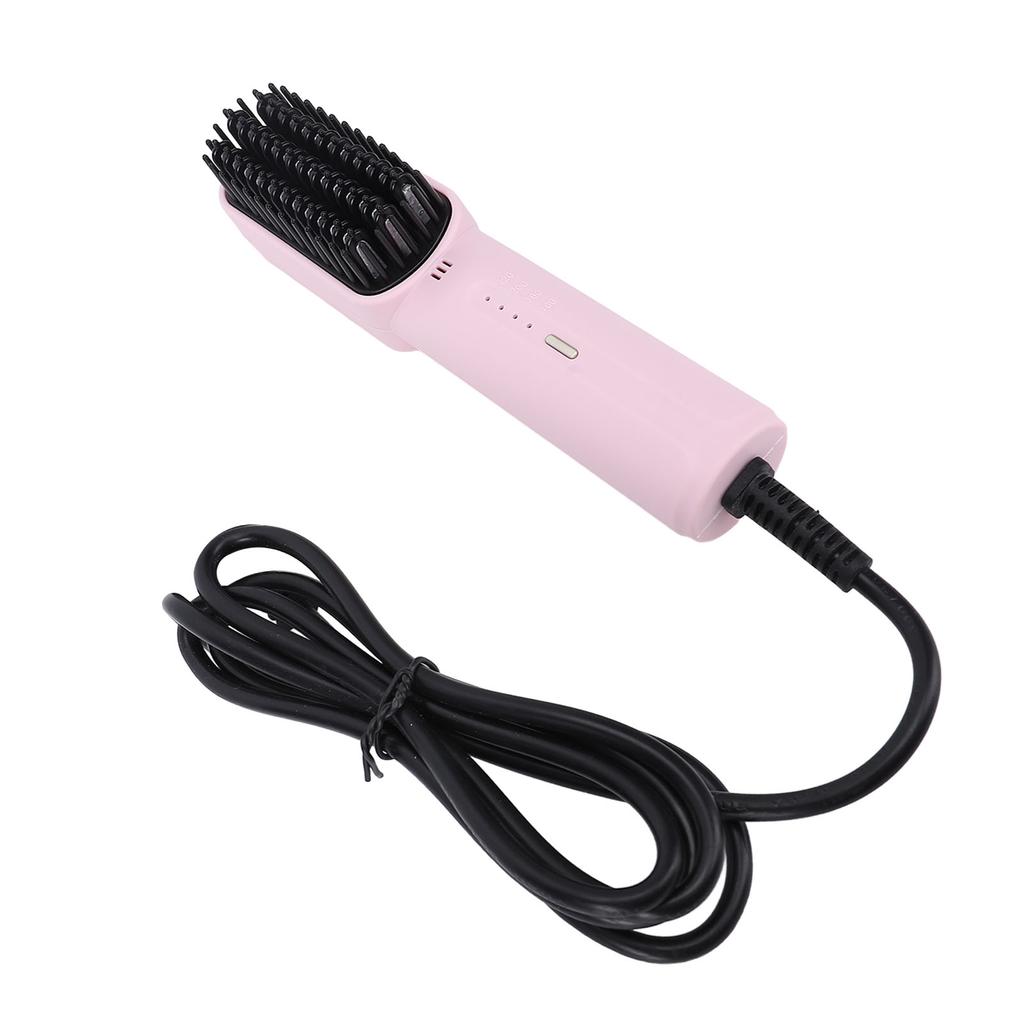 Hair Straightening Brush Negative Ionic Hair Straightener Brush Hairdressing Tool Heat Settings Anti