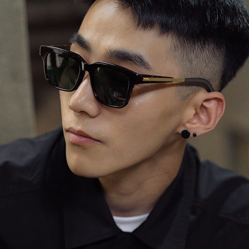 LOOKING4U NeoRetro 10003R Sunglasses Black BLACK