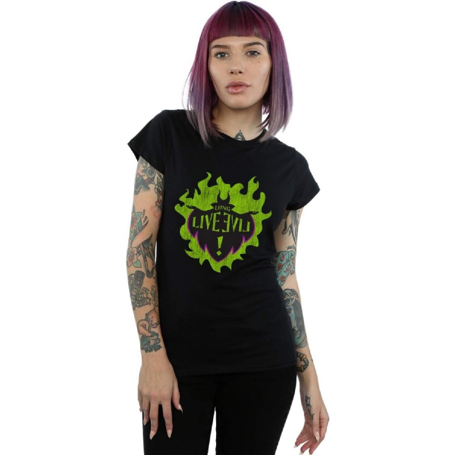 

Disney Women s The Descendants Maleficent Long Live T-Shirt Black XX-Large, Black XXXXXL різнокольоровий