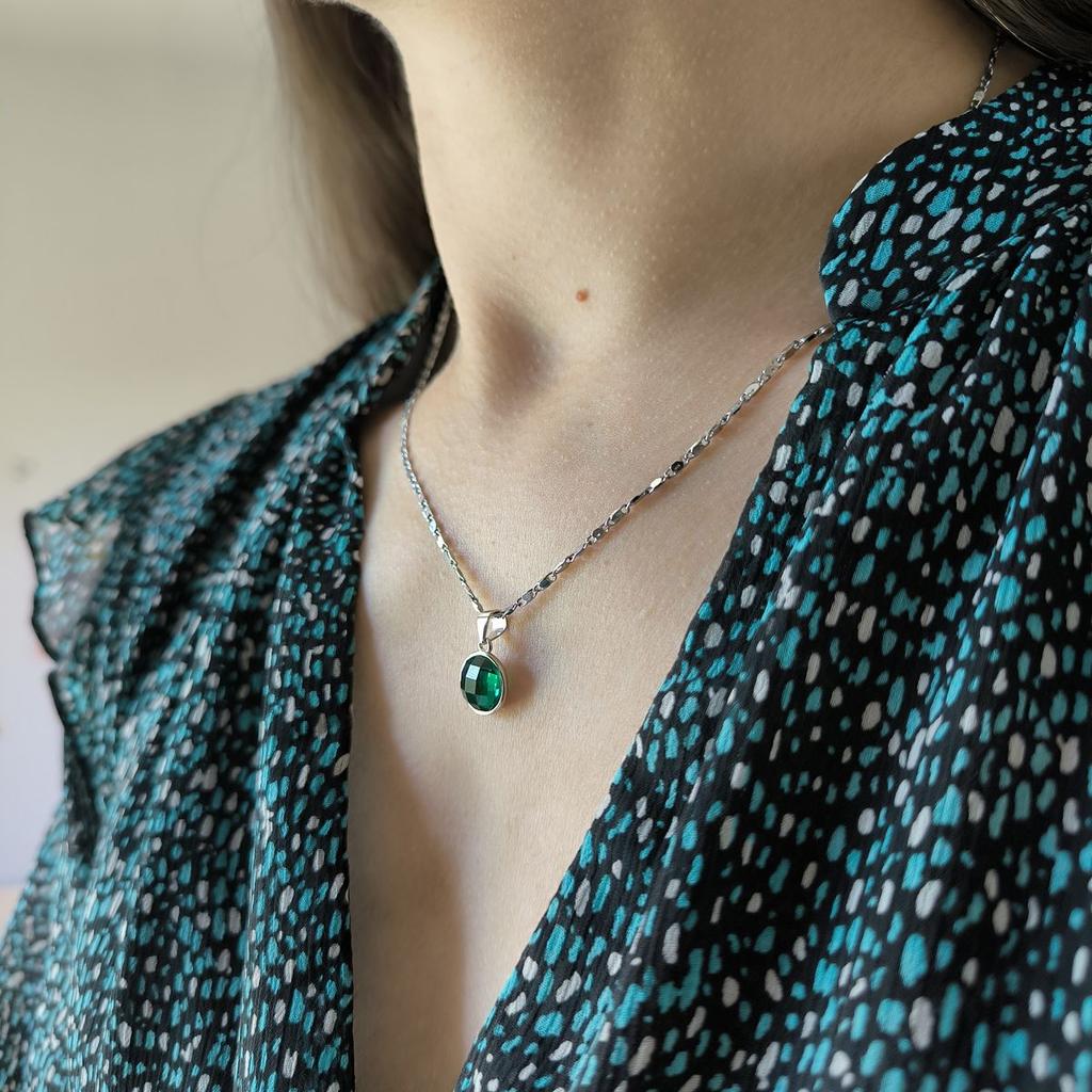 Silver Pendant with Cubic Zirkonia (60002287)