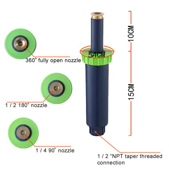 Garden Yard Lawn Plant Irrigation Sprinkler Head Watering Misting Spray Nozzle