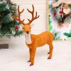 Creative Christmas Elk Ornament 15/20/25/30/35cm Party Dining Table Decor