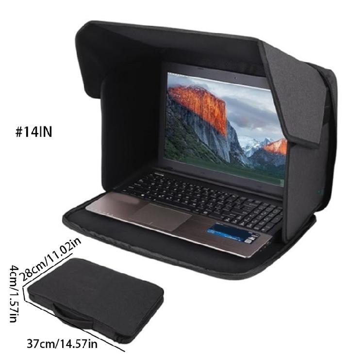 Foldable Laptop Sunshade Tent Waterproof Oxford Fabric Computer Shelter Portable Shield Cover For Outdoor Use