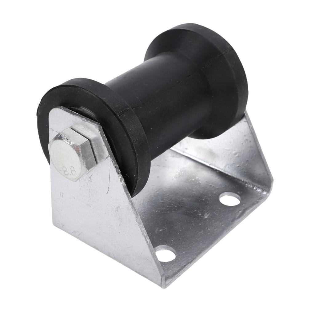 4 Inch Boat Trailer Roller with Panel Bracket Rubber Keel Roller Assembly Kit for Boat Yachts Ships