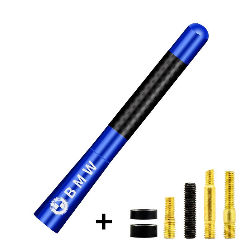 YMDM4 TX58695 Carbon Fiber Short Radio Antenna Sticker For BMW M Power Performance F10 F31 E36 E39 E87 E90 X5 Auto Accessories
