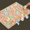 Wooden Arabic Matching Toy Arabic Matching Arabic Alphabet Puzzles Board   Family Playing