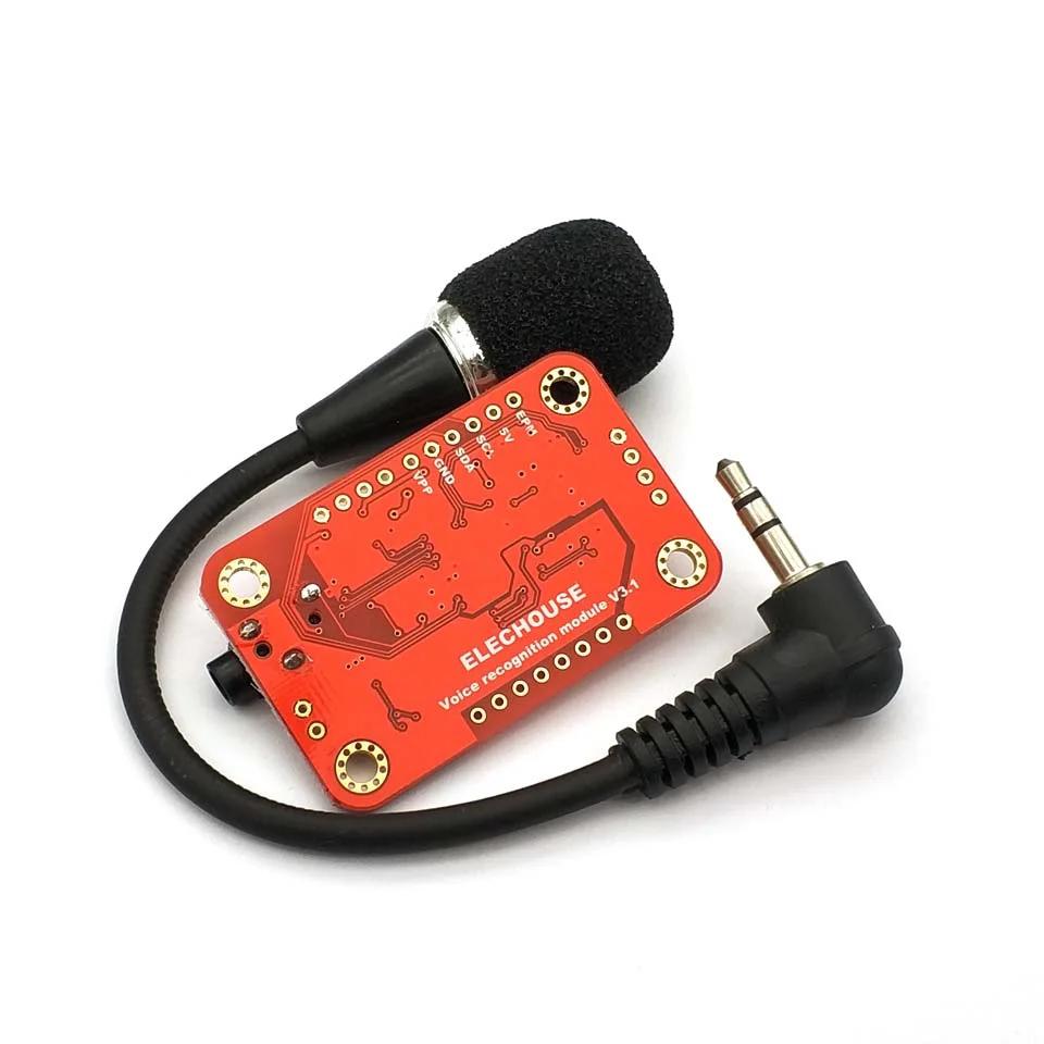 Speed Recognition Voice Recognition V3 Module Compatible Board for Arduino Support 80 Kinds of Voice High Accuracy Microphone