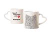 Eurasian, Eurasier - Cup with a Dog, Adorable Cup with a Heart-shaped Handle, Universal Gift from the Brand