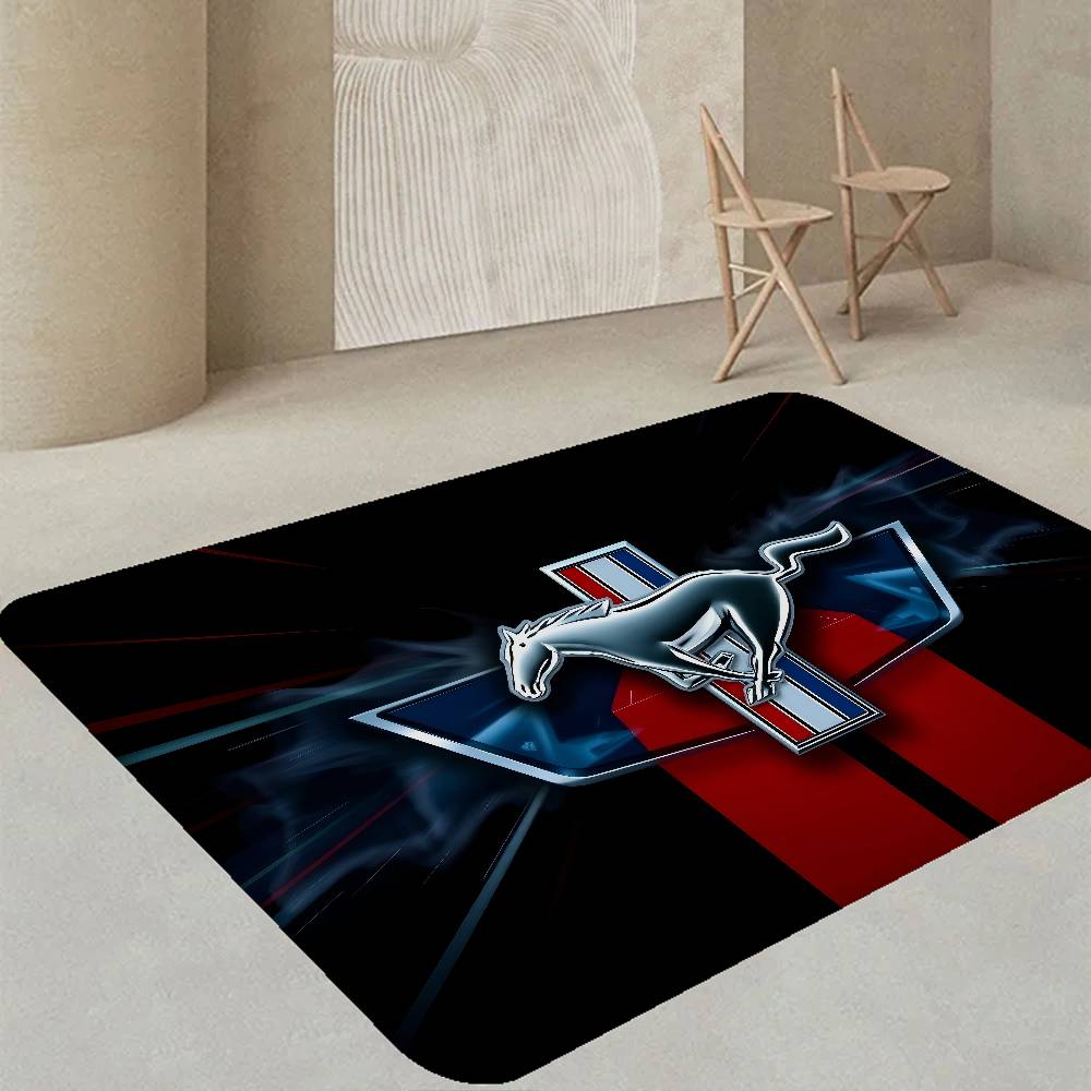 Horse Mustang Hallway Carpet Washable Non-Slip Living Room Sofa Chairs Area Mat Kitchen Doormat Area Rug