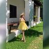 Haute Couture French Design Deep V-neck Halter Waist Strap Slim Tutu Skirt Small Man Vacation