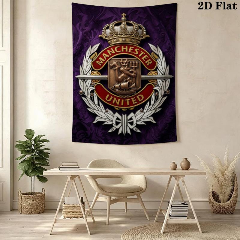 Manchester United Devils Threepiece Set 1 Duvet Cover 2 Pillowcase Without Core Christmas Birthday Gift Soft And Comfortable