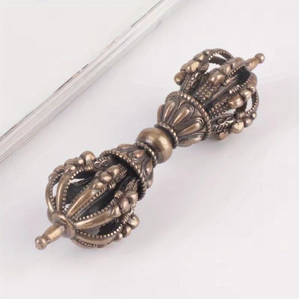 1 Stück Vintage Kupfer Feng Shui Ornament Religiöse Sammlung Buddha Instrument Heimdekorationen Antike Messing Schreibtischdeko