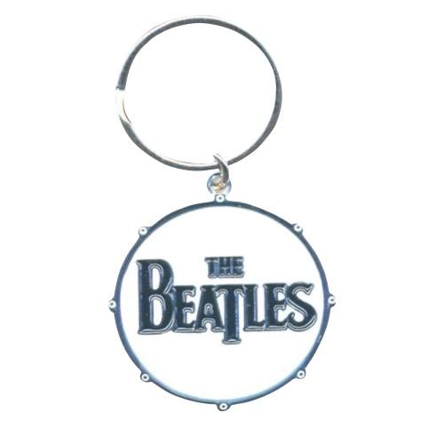 The Beatles Drum Enamel Logo Keyring