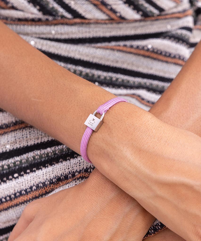 Pig&Hen (Women'S) Billie Bracelet - Lilac Purple X Silver