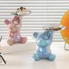 Creative Resin Bear Figurine Cute Statue Home Decoration Desktop Storage Tray Rack for Coins Snack Phone Entrance Office