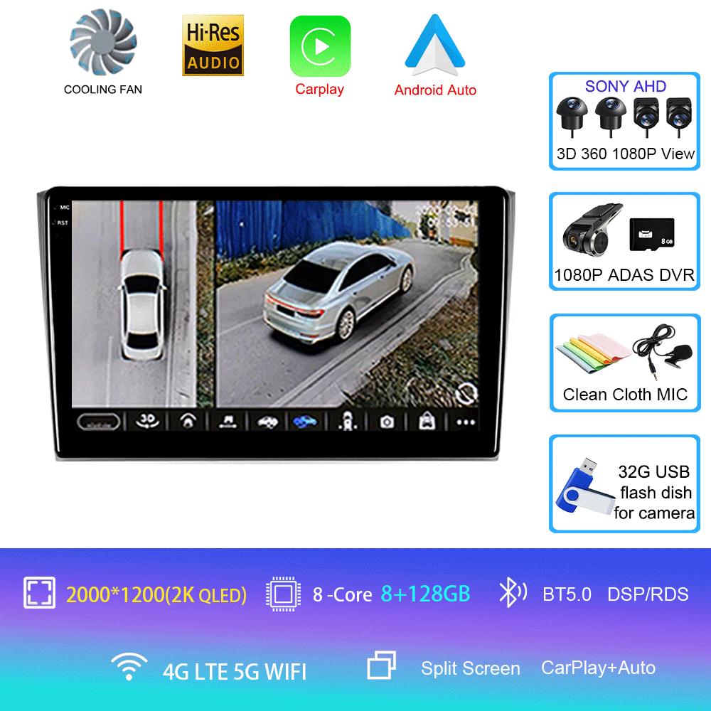 For Mazda CX9 CX-9 TB 2006 2007 2008 2009 2010 2016 Car Radio Android 14 Carplay Auto Multimedia Player Video Stereo WIFI+4G DSP