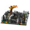 MOC Halloween Brick Ghost Graveyard Pumpkin Carriage House Witch Compatible Building Blocks Toys For Children Adult Friends Gift